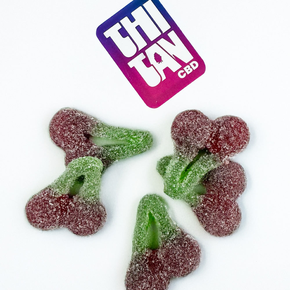 THC-gummibonbons i form av körsbär