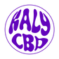 Logo Kaly CBD ve fialové barvě