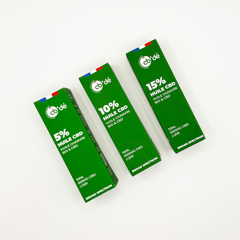 Huile de CBD - cb'dé