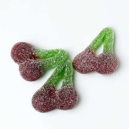 THC-Gummibonbons in Kirschform mit Kirschgeschmack