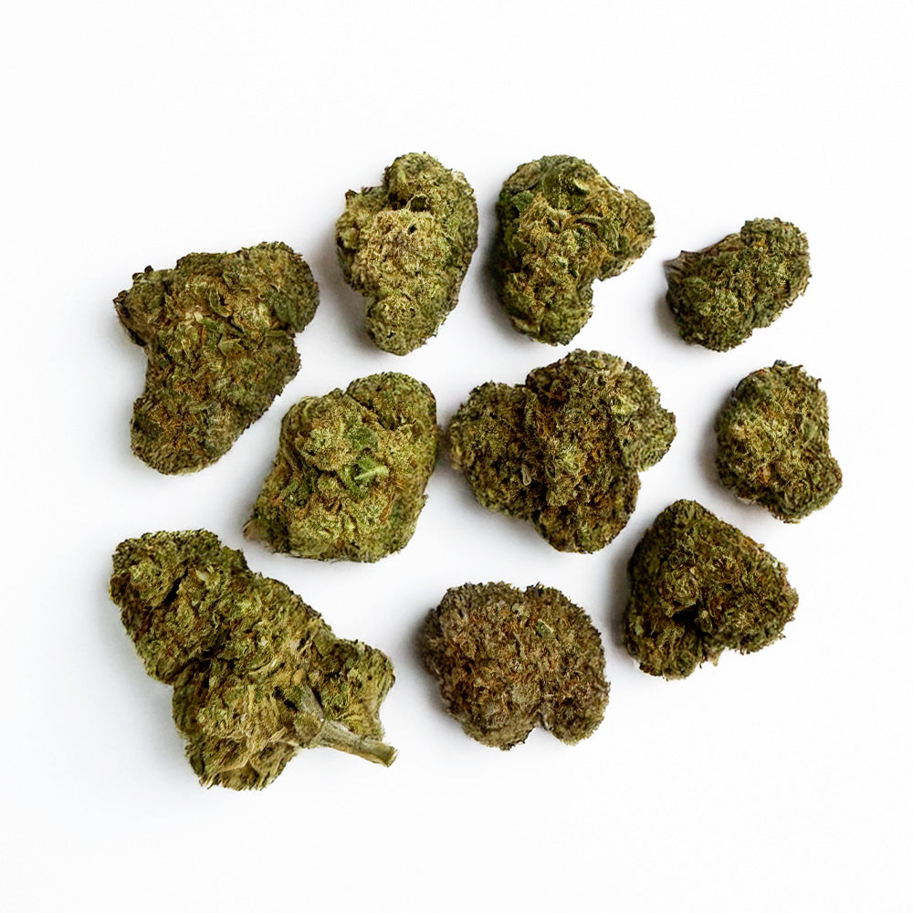 Fleurs de CBD Strawberry glasshouse en calibre medium